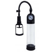 Чёрная вакуумная помпа A-toys с манометром и прозрачной колбой - A-toys - в Великом Новгороде купить с доставкой