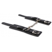 Манжеты с ремешками и карабинами для сцепки - Пикантные штучки - купить с доставкой в Великом Новгороде