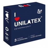 Ультрапрочные презервативы Unilatex Extra Strong - 3 шт. - Unilatex - купить с доставкой в Великом Новгороде