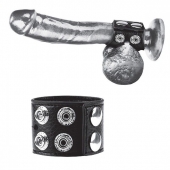 Ремень на член и мошонку 1.5  Cock Ring With Ball Strap - BlueLine - купить с доставкой в Великом Новгороде