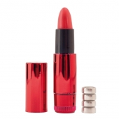 Красный вибратор в виде помады - 9 см. - ToyFa купить в Великом Новгороде с доставкой в Orgasmix.ru Красный вибратор в виде помады - 9 см. - ToyFa