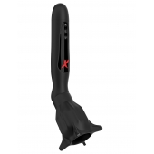 Чёрный вибростимулятор для головки члена с эффектом всасывания Vibrating Roto-Sucker - Pipedream - в Великом Новгороде купить с доставкой