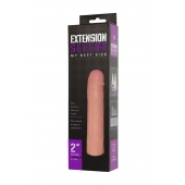 Насадка-удлинитель Extension sleeve телесного цвета - 18,5 см. - Sitabella - в Великом Новгороде купить с доставкой