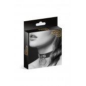 Узенький ошейник из полиуретана с кольцом - Bijoux Pour Toi - купить с доставкой в Великом Новгороде