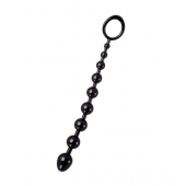 Черная анальная цепочка A-toys - 28,3 см. - A-toys в Великом Новгороде Черная анальная цепочка A-toys - 28,3 см. - A-toys