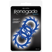 Набор из 3 синих эрекционных колец Renegade Gears - NS Novelties - в Великом Новгороде купить с доставкой