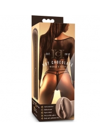 Коричневый мастубратор-вагина Nicole s Kitty - Blush Novelties - в Великом Новгороде купить с доставкой