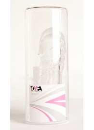 Прозрачная гелевая насадка с клиторальным отростком - 13 см. - Toyfa Basic - в Великом Новгороде купить с доставкой Прозрачная гелевая насадка с клиторальным отростком - 13 см. - Toyfa Basic - в Великом Новгороде купить с доставкой