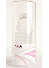 Гелевая прозрачная насадка с 2 отростками - 13 см. - Toyfa Basic - в Великом Новгороде купить с доставкой Гелевая прозрачная насадка с 2 отростками - 13 см. - Toyfa Basic - в Великом Новгороде купить с доставкой