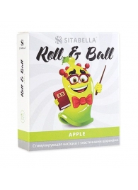 Стимулирующий презерватив-насадка Roll   Ball Apple - Sitabella - купить с доставкой в Великом Новгороде