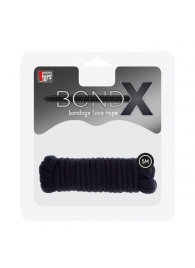 Чёрная веревка для связывания BONDX LOVE ROPE - 5 м. - Dream Toys - купить с доставкой в Великом Новгороде