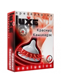 Презерватив LUXE  Exclusive   Красный Камикадзе  - 1 шт. - Luxe - купить с доставкой в Великом Новгороде