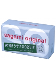 Ультратонкие презервативы Sagami Original - 12 шт. - Sagami - купить с доставкой в Великом Новгороде