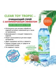 Очищающий спрей для игрушек CLEAR TOY Tropic - 100 мл. - Биоритм - купить с доставкой в Великом Новгороде