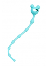 Мятная силиконовая анальная цепочка Froggy - 27,4 см. - ToyFa в Великом Новгороде Мятная силиконовая анальная цепочка Froggy - 27,4 см. - ToyFa