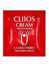 Пробник возбуждающего крема для женщин Clitos Cream - 1,5 гр. - Биоритм - купить с доставкой в Великом Новгороде