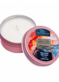 Массажная свеча  Фруктовая фантазия - БиоМед - купить с доставкой в Великом Новгороде
