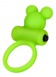Зеленое виброкольцо на пенис A-Toys - A-toys - в Великом Новгороде купить с доставкой Зеленое виброкольцо на пенис A-Toys - A-toys - в Великом Новгороде купить с доставкой