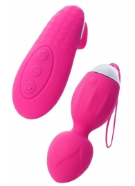Розовые виброшарики TELLA с пультом-стимулятором - ToyFa в Великом Новгороде Розовые виброшарики TELLA с пультом-стимулятором - ToyFa