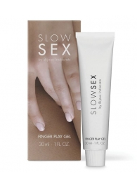 Гель для мастурбации с ароматом кокоса Slow Sex Finger Play Gel - 30 мл. - Bijoux Indiscrets - купить с доставкой в Великом Новгороде