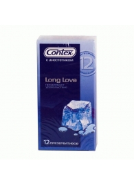 Презервативы с продлевающей смазкой Contex Long Love - 12 шт. - Contex - купить с доставкой в Великом Новгороде