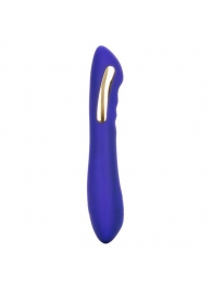 Фиолетовый вибратор с электростимуляцией Intimate E-Stimulator Petite Wand - 18,5 см. - California Exotic Novelties - купить с доставкой в Великом Новгороде