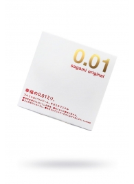 Супертонкий презерватив Sagami Original 0.01 - 1 шт. - Sagami - купить с доставкой в Великом Новгороде