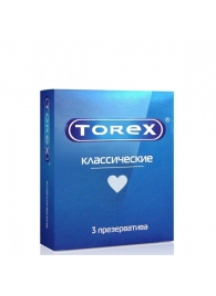 Гладкие презервативы Torex  Классические  - 3 шт. - Torex - купить с доставкой в Великом Новгороде