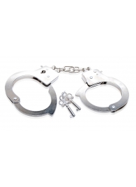 Металлические наручники Beginner s Metal Cuffs - Pipedream - купить с доставкой в Великом Новгороде
