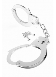 Металлические серебристые наручники Designer Metal Handcuffs - Pipedream - купить с доставкой в Великом Новгороде