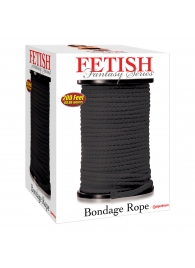 Черная веревка для связывания Bondage Rope - 60,9 м. - Pipedream - купить с доставкой в Великом Новгороде