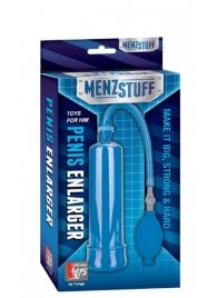 Синяя вакуумная помпа MENZSTUFF PENIS ENLARGER - Dream Toys - в Великом Новгороде купить с доставкой