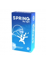 Ультратонкие презервативы SPRING SKY LIGHT - 12 шт. - SPRING - купить с доставкой в Великом Новгороде