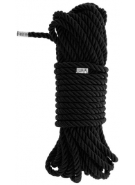 Черная веревка для бондажа BONDAGE ROPE - 10 м. - Dream Toys - купить с доставкой в Великом Новгороде