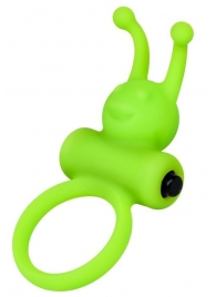Зеленое эрекционное виброкольцо на пенис Cock Ring - A-toys - в Великом Новгороде купить с доставкой Зеленое эрекционное виброкольцо на пенис Cock Ring - A-toys - в Великом Новгороде купить с доставкой