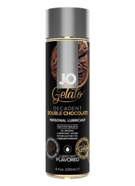 Лубрикант с ароматом шоколада JO GELATO DECADENT DOUBLE CHOCOLATE - 120 мл. - System JO - купить с доставкой в Великом Новгороде