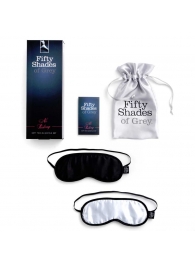 Набор из двух масок на глаза Soft Blindfold Twin Pack - Fifty Shades of Grey - купить с доставкой в Великом Новгороде