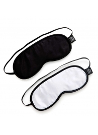 Набор из двух масок на глаза Soft Blindfold Twin Pack - Fifty Shades of Grey - купить с доставкой в Великом Новгороде