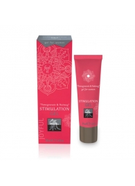 Возбуждающий интимный гель для двоих STIMULATION GEL Pomegranate   Nutmeg - 30 мл. - Shiatsu - купить с доставкой в Великом Новгороде