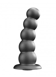 Черная насадка-плаг на харнесс PLATINUM 9 - 24 см. - LOVETOY (А-Полимер) - купить с доставкой в Великом Новгороде