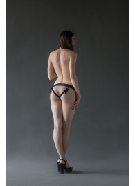 Черные трусики Better с анальной насадкой - 8 см. - Lola Games - купить с доставкой в Великом Новгороде