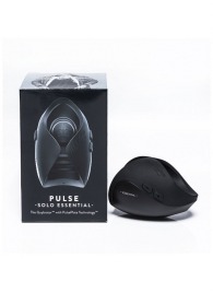 Черный инновационный мужской вибратор PULSE SOLO ESSENTIAL - Hot Octopuss - в Великом Новгороде купить с доставкой