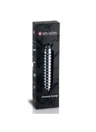 Рельефный фаллос для интенсивного электросекса Groovey George - 20 см. - MyStim - купить с доставкой в Великом Новгороде