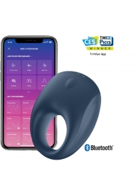 Эрекционное кольцо Satisfyer Strong One с возможностью управления через приложение - Satisfyer - в Великом Новгороде купить с доставкой