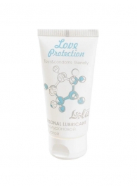 Увлажняющий лубрикант на водной основе Love Protection - 50 мл. - Lola Games - купить с доставкой в Великом Новгороде