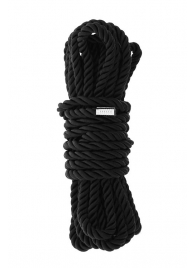 Черная веревка для шибари DELUXE BONDAGE ROPE - 5 м. - Dream Toys - купить с доставкой в Великом Новгороде