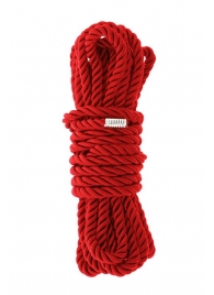 Красная веревка для шибари DELUXE BONDAGE ROPE - 5 м. - Dream Toys - купить с доставкой в Великом Новгороде