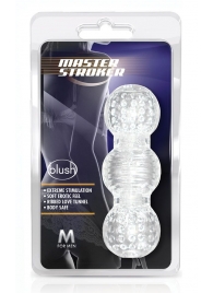 Прозрачный фигурный мастурбатор Master Stroker - Blush Novelties - в Великом Новгороде купить с доставкой