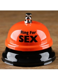 Настольный звонок RING FOR SEX - Сима-Ленд - купить с доставкой в Великом Новгороде