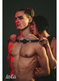 Черный кляп Love Addict на замочке - Lola Games - купить с доставкой в Великом Новгороде